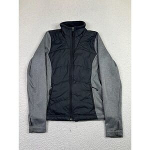 The North Face Jacket Womens Small Black Gray Agave Insulated Fleece Lined